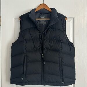 L.L. Bean Black Puffer Vest